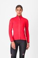 CASTELLI Kolarska ocieplana kurtka - ALPHA 150 W - czerwony
