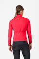 CASTELLI Kolarska ocieplana kurtka - ALPHA 150 W - czerwony