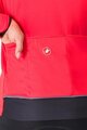 CASTELLI Kolarska ocieplana kurtka - ALPHA 150 W - czerwony