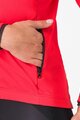 CASTELLI Kolarska ocieplana kurtka - ALPHA 150 W - czerwony