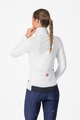 CASTELLI Kolarska ocieplana kurtka - ESPRESSO AIR W - biały
