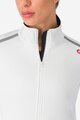 CASTELLI Kolarska ocieplana kurtka - ESPRESSO AIR W - biały