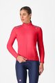 CASTELLI Kolarska ocieplana kurtka - ESPRESSO AIR W - czerwony