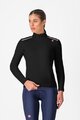 CASTELLI Kolarska ocieplana kurtka - ESPRESSO AIR W - czarny