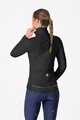 CASTELLI Kolarska ocieplana kurtka - ESPRESSO AIR W - czarny