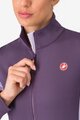 CASTELLI Kolarska ocieplana kurtka - ENTRATA 2 W - fioletowy