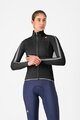 CASTELLI kurtka przeciwdeszczowa - ULTRA W RAIN CAPE - czarny
