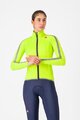 CASTELLI kurtka przeciwdeszczowa - ULTRA W RAIN CAPE - zielony