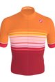 CASTELLI Koszulka kolarska z krótkim rękawem - SQUADRA GUEST DESIGNER A019 - pomarańczowy/czerwony
