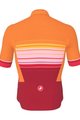 CASTELLI Koszulka kolarska z krótkim rękawem - SQUADRA GUEST DESIGNER A019 - pomarańczowy/czerwony