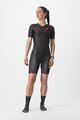 CASTELLI Kombinezon kolarski - FREE SANREMO 2 W - czarny/różowy