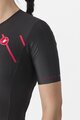 CASTELLI Kombinezon kolarski - FREE SANREMO 2 W - czarny/różowy