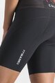 CASTELLI krótkie spodnie - RIDE - RUN W - czarny