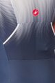 CASTELLI Kombinezon kolarski - CORE TRI SUIT SHORT SLEEVE - niebieski/biały