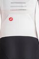 CASTELLI Kombinezon kolarski - FREE SANREMO 3 W SUIT SHORT SLEEVE - biały/srebrny/czarny