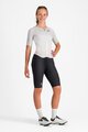CASTELLI Kombinezon kolarski - FREE SANREMO 3 W SUIT SHORT SLEEVE - biały/srebrny/czarny