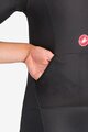 CASTELLI Kombinezon kolarski - CORE TRI W SUIT SHORT SLEEVE - czarny