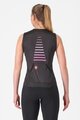 CASTELLI Koszulka kolarska bez rękawów - FREE SPEED 3 W TOP - czarny