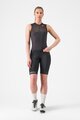 CASTELLI Koszulka kolarska bez rękawów - FREE SPEED 3 W TOP - czarny