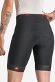 CASTELLI Krótkie spodnie kolarskie bez szelek - TRI W SHORT - czarny