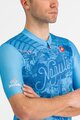 CASTELLI Koszulka kolarska z krótkim rękawem - #GIRO107 NAPOLI - niebieski