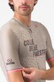 CASTELLI Koszulka kolarska z krótkim rękawem - GIRO COLLE DELLE FINESTRE - beżowy