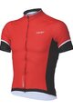 BBB Koszulka kolarska z krótkim rękawem - COMFORTFIT - czerwony/czarny