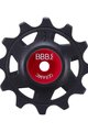 BBB koła pasowe - ROLLERBOYS CERAMIC 12T, 14T - czerwony/czarny