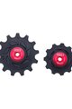 BBB koła pasowe - ROLLERBOYS CERAMIC 11T, 13T - czerwony/czarny