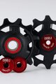 BBB koła pasowe - ROLLERBOY CERAMIC 12T SR - czerwony/czarny