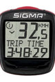 SIGMA SPORT prędkościomierz - 1200 BASELINE 015 - czerwony/czarny