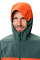 VAUDE kurtka przeciwdeszczowa - MOAB RAIN  - zielony/czerwony