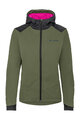 VAUDE Kolarska kurtka przeciwwiatrowa - QIMSA SOFTSHELL - zielony