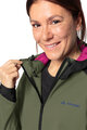 VAUDE Kolarska kurtka przeciwwiatrowa - QIMSA SOFTSHELL - zielony