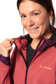 VAUDE Kolarska kurtka przeciwwiatrowa - QIMSA SOFTSHELL - czerwony