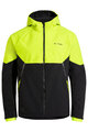 VAUDE Kolarska kurtka przeciwwiatrowa - QIMSA SOFTSHELL - czarny/żółty