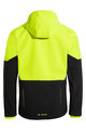 VAUDE Kolarska kurtka przeciwwiatrowa - QIMSA SOFTSHELL - czarny/żółty