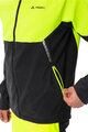 VAUDE Kolarska kurtka przeciwwiatrowa - QIMSA SOFTSHELL - czarny/żółty