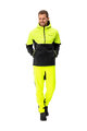 VAUDE Kolarska kurtka przeciwwiatrowa - QIMSA SOFTSHELL - czarny/żółty
