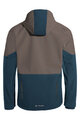 VAUDE Kolarska kurtka przeciwwiatrowa - QIMSA SOFTSHELL - brązowy/niebieski