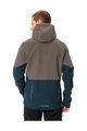 VAUDE Kolarska kurtka przeciwwiatrowa - QIMSA SOFTSHELL - brązowy/niebieski