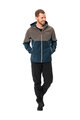 VAUDE Kolarska kurtka przeciwwiatrowa - QIMSA SOFTSHELL - brązowy/niebieski
