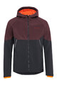 VAUDE Kolarska kurtka przeciwwiatrowa - QIMSA SOFTSHELL - bordowy/czarny