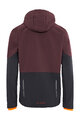 VAUDE Kolarska kurtka przeciwwiatrowa - QIMSA SOFTSHELL - bordowy/czarny