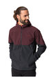 VAUDE Kolarska kurtka przeciwwiatrowa - QIMSA SOFTSHELL - bordowy/czarny