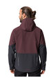VAUDE Kolarska kurtka przeciwwiatrowa - QIMSA SOFTSHELL - bordowy/czarny