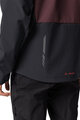 VAUDE Kolarska kurtka przeciwwiatrowa - QIMSA SOFTSHELL - bordowy/czarny