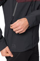 VAUDE Kolarska kurtka przeciwwiatrowa - QIMSA SOFTSHELL - bordowy/czarny