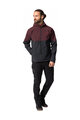 VAUDE Kolarska kurtka przeciwwiatrowa - QIMSA SOFTSHELL - bordowy/czarny