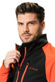 VAUDE Kolarska kurtka przeciwwiatrowa - POSTA SOFTSHELL VI - czerwony/czarny